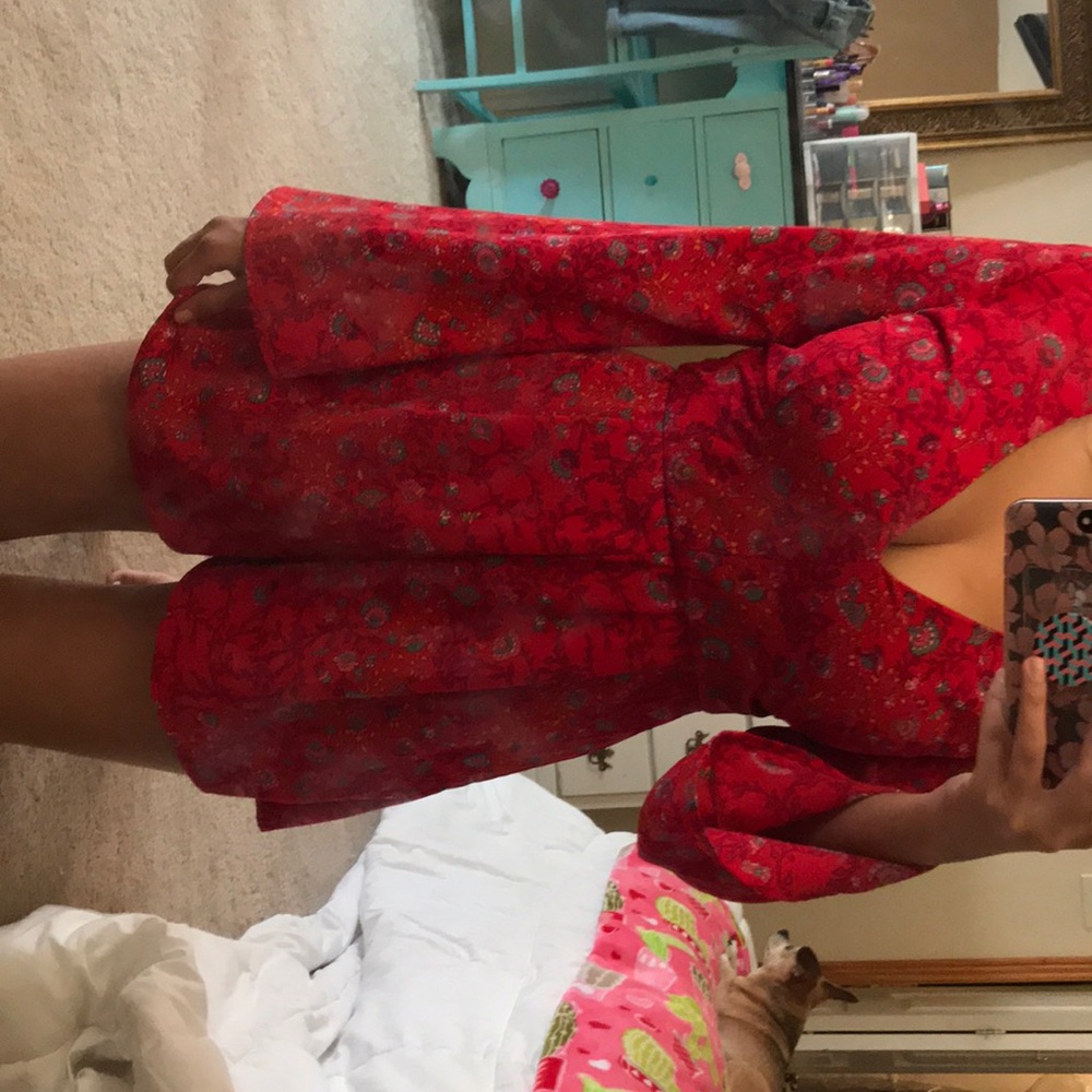 Red romper